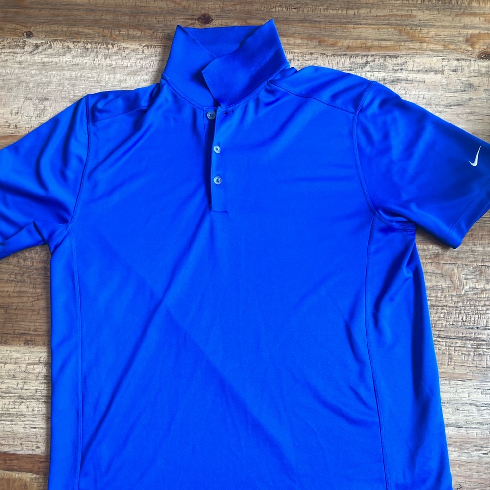 Nike golf polo, L, blue